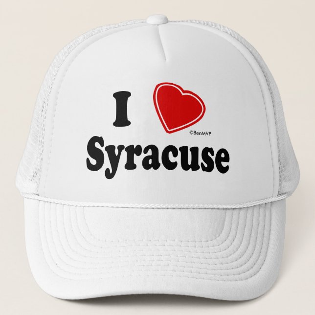 I Love Syracuse Trucker Hat (Front)