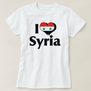 I Love Syria Flag Shirt