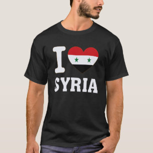 I Love Syria Heart Souvenir Lovers Pride Travel T-Shirt