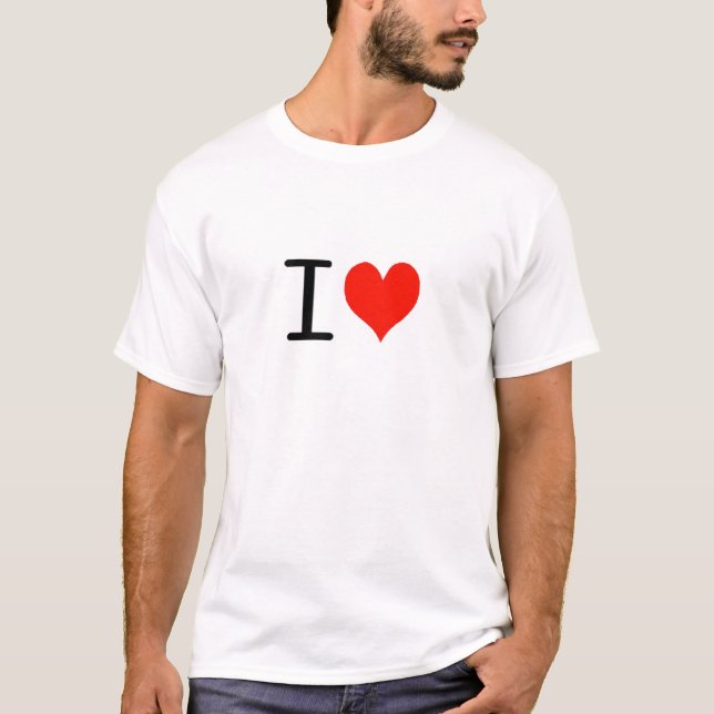 I love... t-shirt (Front)