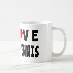 I Love Table Tennis Coffee Mug