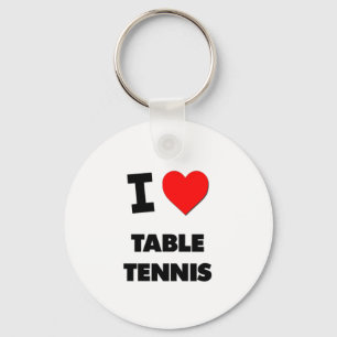 I love Table Tennis Key Ring