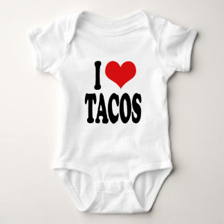 I Love Tacos Baby Bodysuit