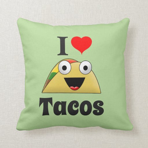 Image of I Love Tacos Cushion