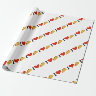 I Love Tacos For Taco Lovers Wrapping Paper