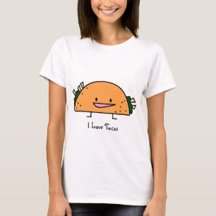 I Love Tacos - Ladies T-Shirt