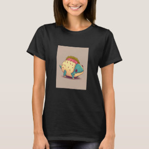 I Love Tacos Morphed Axolotl Taco  3 T-Shirt