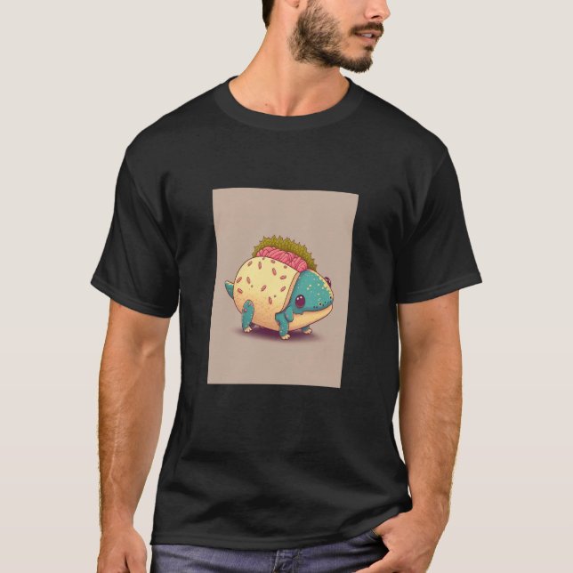 I Love Tacos Morphed Axolotl Taco  3 T-Shirt (Front)