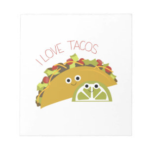 I Love Tacos Notepad