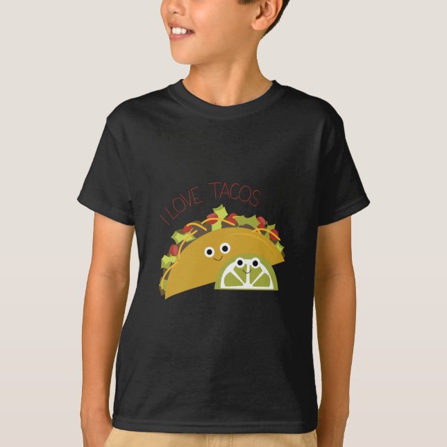 I Love Tacos T-Shirt (Front)