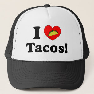 I Love Tacos Trucker Hat
