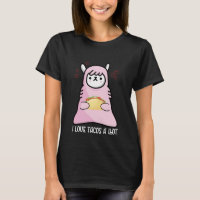 I Love Tacos  Valentine's Day Taco Bar Cute Llama