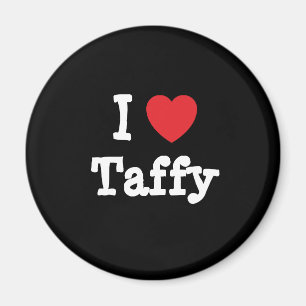 I love Taffy heart T-Shirt Magnet
