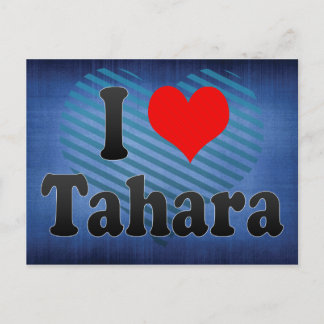 I Love Tahara, Japan Postcard