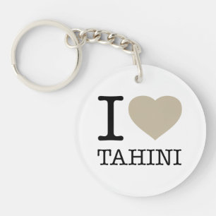 I LOVE TAHINI KEY RING