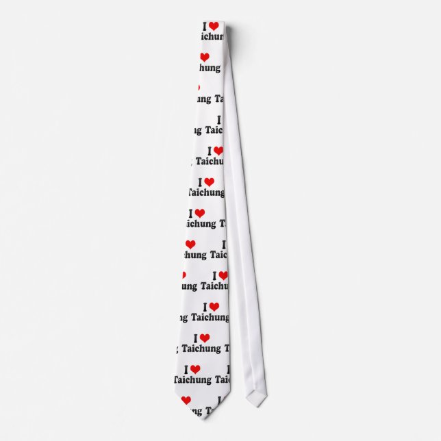 I Love Taichung, Taiwan Tie (Front)