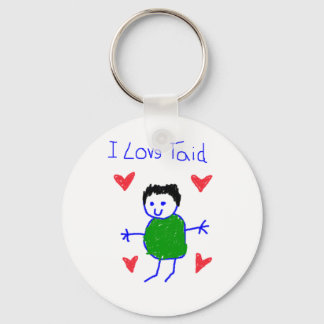I Love Taid Key Ring
