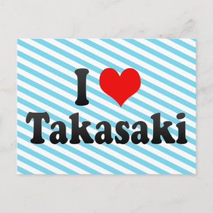 I Love Takasaki, Japan Postcard