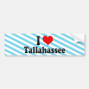 I Love Tallahassee, United States Bumper Sticker