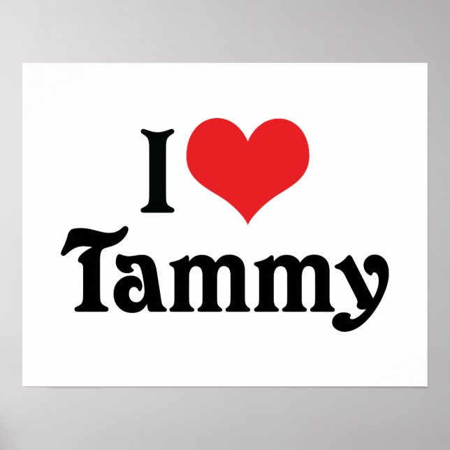 I Love Tammy Poster (Front)