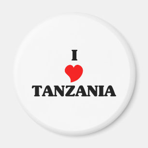I Love Tanzania Magnet