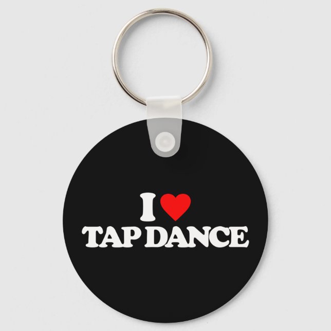 I LOVE TAP DANCE KEY RING (Front)