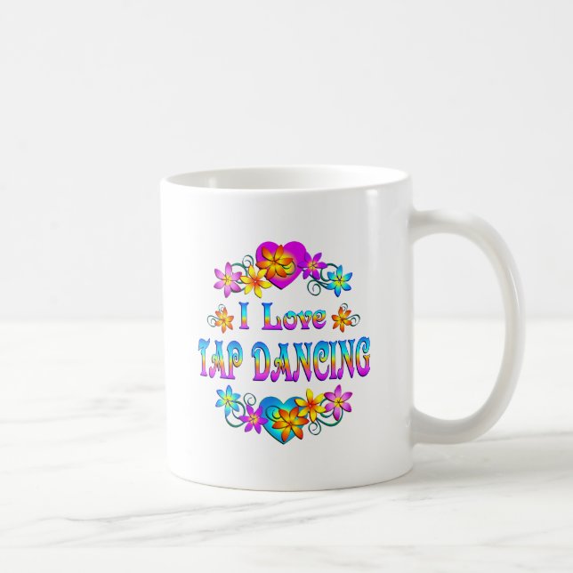 I Love Tap Dancing Coffee Mug (Right)