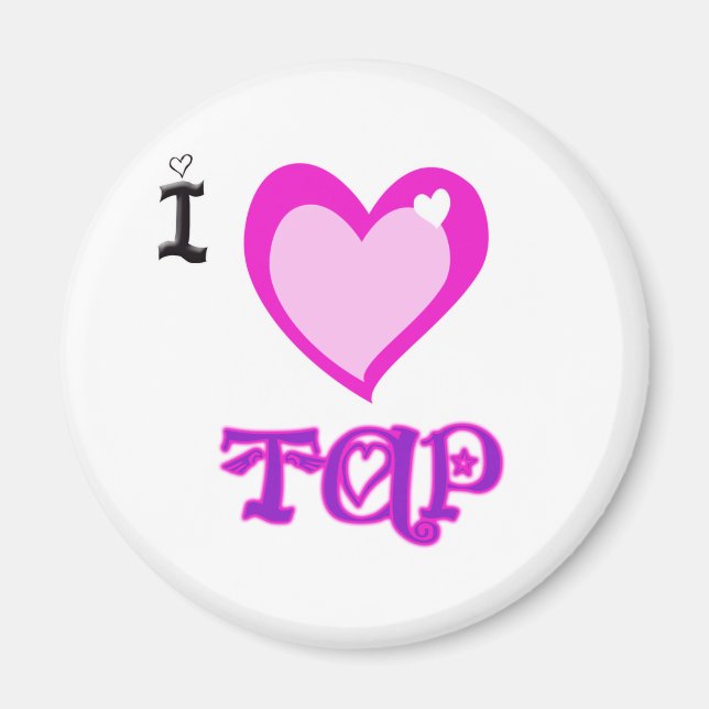 I LOVE Tap Magnet (Front)