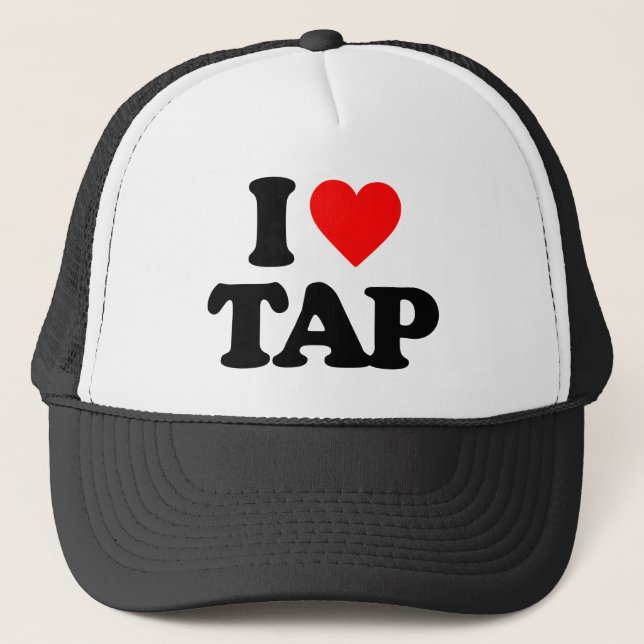 I LOVE TAP TRUCKER HAT (Front)
