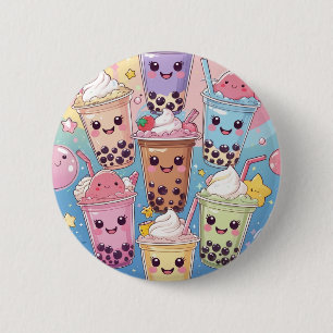 I love tapioca 6 cm round badge