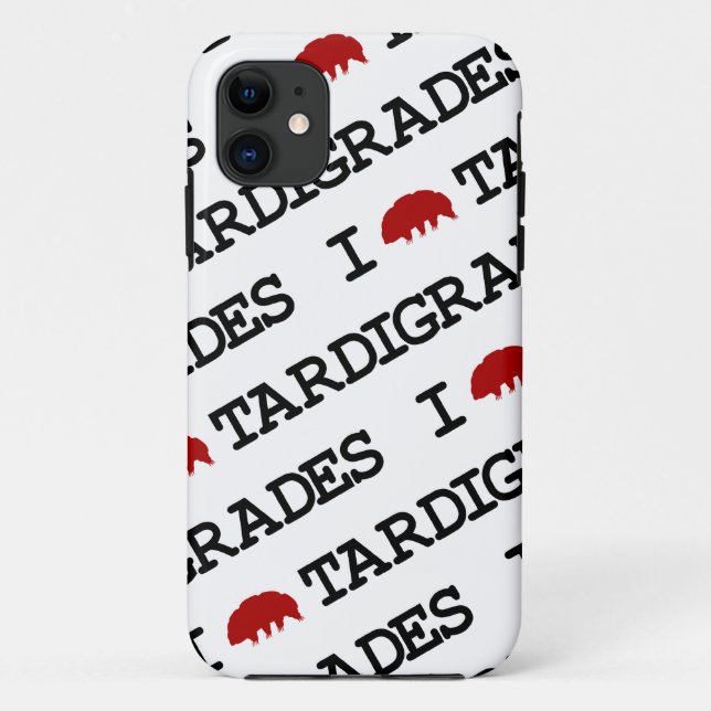 I Love Tardigrades Case-Mate iPhone Case (Back)