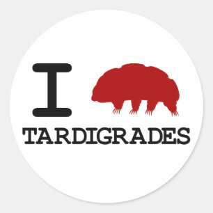 I Love Tardigrades Classic Round Sticker