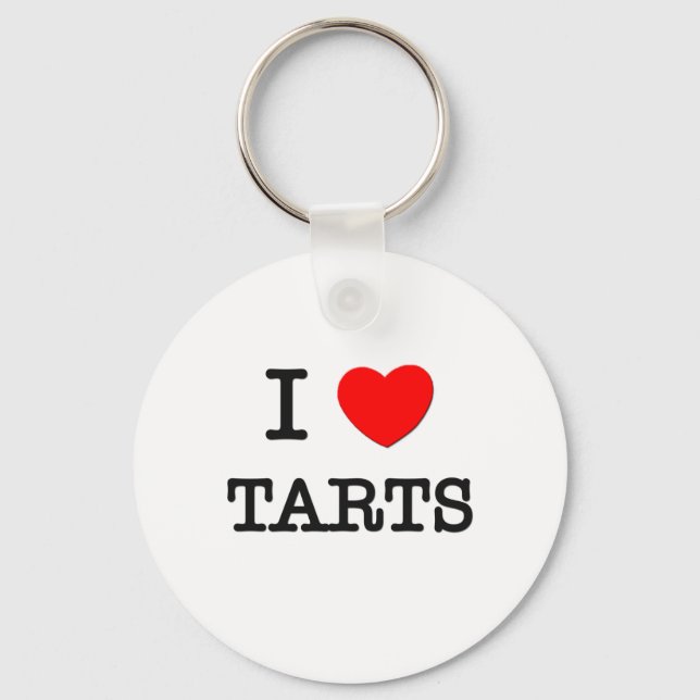 I Love Tarts Key Ring (Front)