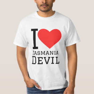 I love Tasmania devil  T-Shirt