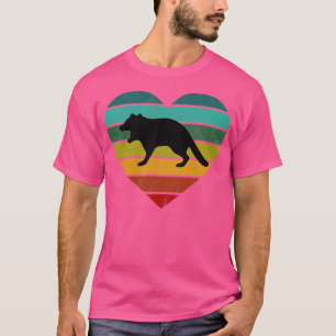 I Love Tasmanian Devils Retro Heart T-Shirt