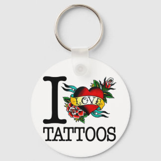 i love tattoos tattoo inked tat design key ring