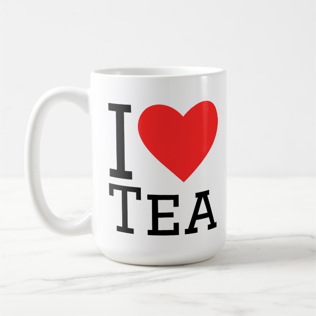 I love tea coffee mug (Left)