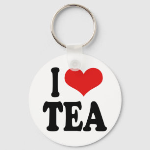 I Love Tea Key Ring