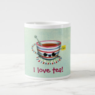 I love Tea Large Coffee Mug