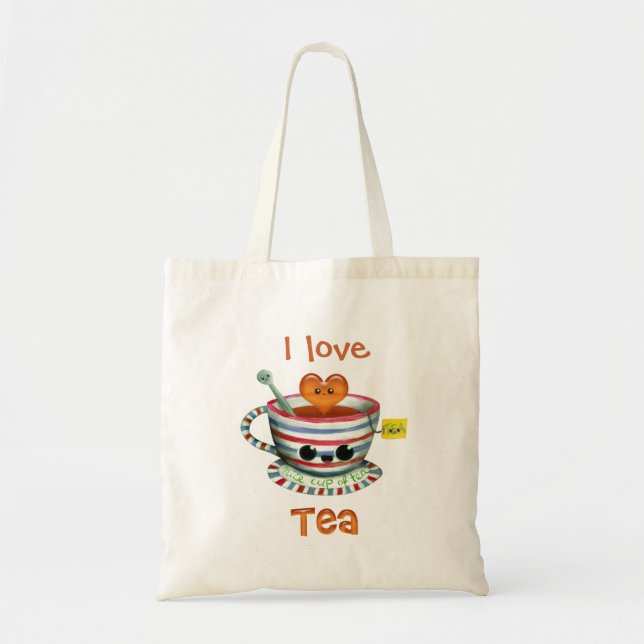I love Tea Tote Bag (Front)