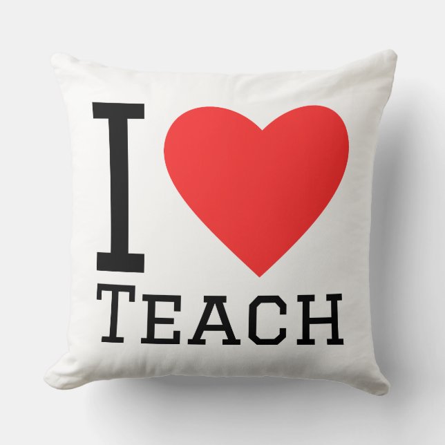 I love teach cushion (Front)