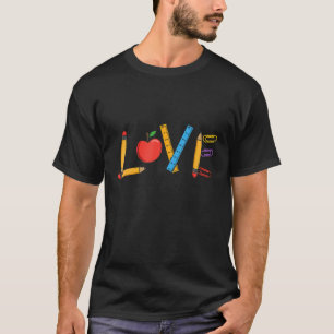I Love Teaching Educator World Teachers Day T-Shirt