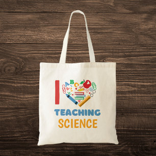 I Love Teaching Tote Bag