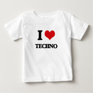 I Love TECHNO Baby T-Shirt