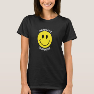 I Love Techno Music Acid House Smile Hardcore Happ T-Shirt