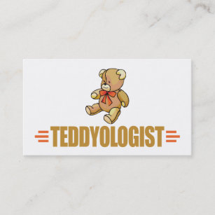 I Love Teddy Bears Business Card