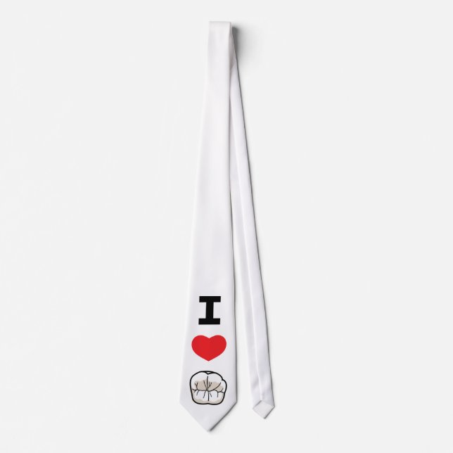 "I Love Teeth" Tie (Front)