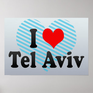 I Love Tel Aviv, Israel Poster