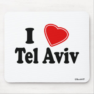 I Love Tel Aviv Mouse Mat
