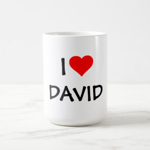 "I LOVE _____" TEMPLATE--ADD YOUR OWN NAME COFFEE MUG